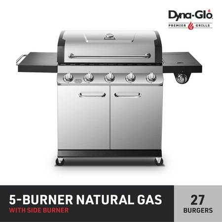 Dyna-Glo 5 Burner Silver Natural Gas Gas Grill