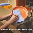 thumbnail image 7 of Ultra-Absorbent Miracle Cleaning Shammy, Premium Multi-Purpose Cleaning Shammy Towel, Reusable Non-Woven Shammy Cloth, Miracle Cleaning Shammy Drying Cloth Machine Washable - Will Not Scratch (1Set), 7 of 7
