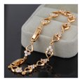 thumbnail image 2 of 18K Gold Galvanized Loving Heart Austrian Zircon Bracelet, 2 of 5