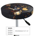 thumbnail image 4 of Balery Casino Cards Poker Fundas de asiento para taburete de bar redondo de tela de terciopelo ajustables que protegen de arañazos y manchas para sillas de 14 a 17 pulgadas.-13 inch, 4 of 7
