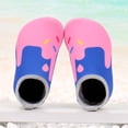 thumbnail image 1 of VeFlora Kids Water Shoes, Girls Cute Ice Cream Print Quick-Dry Swim Shoes, Non-Slip Barefoot Aqua Socks for Beach, Pool, and Outdoor Activities(PK1/3.5-4Yeras), 1 of 4