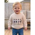thumbnail image 5 of RUINIXCW Toddler Baby Girl Boy Silly Goose Sweater Outfit Newborn Infant Fall Winter Knit Sweaters Kids Goose Embroidery Long Sleeve Jumper Pullovers, 5 of 10
