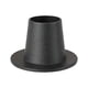 thumbnail image 5 of Pack de 2 portavelas de pilar, portavelas decorativos, portavelas con figuras para mesas, chimeneas, bodas, ocasiones especiales Negro, 5 of 8