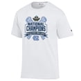 thumbnail image 2 of Men's Champion  White North Carolina Tar Heels 2025 NCAA Women's Lacrosse National Champions Jersey T-Shirt, 2 of 3