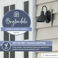 thumbnail image 4 of Prominence Home 3 Pack Brightondale Industrial Outdoor Scone Lantern Coach Light, 4 of 10