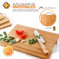 thumbnail image 4 of Bazzeff Tabla para Picar Verduras o Proteinas de Bambú. Tabla para Cortar Alimentos. Cutting Board Bazzeff  Tabla para Picar, 4 of 7