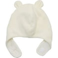 thumbnail image 2 of Luvable Friends Toddler Beary Cozy Hat and Mitten Set 2pc, Cream, 12-18 Months, 2 of 5