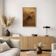 thumbnail image 5 of Framed Canvas Print Horse Running Wall Art Vintage Farmhouse Decorative for Living Room Bedroom - 24"x36" NATURAL, 5 of 8