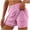 Pink, variant on Mnuaqn Women's Plus Size Swim Shorts Quick Dry Beach Boardshorts Swimwear Bottom Trunks with Pockets 2026 (White, S)