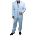 thumbnail image 3 of Comfortable 2pc Men's 2-Button Linen and Cotton Blend Suit, 3 of 8