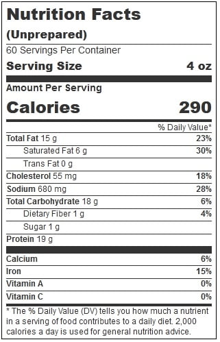 Kings Command Foods Country Fried Cooked Beef Finger, 1 Ounce -- 240 per case