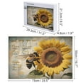 thumbnail image 2 of Sunflower And Bee God Says You Are Chosen Strong Unique 1000 Piece Puzzles for Adults and Kids Wooden Wall Art Decorative Sign for Bedroom Living Room Kitchen Bathroom Home Decor, 2 of 8