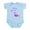 Sky Blue, variant on CafePress - Girls Born To Fish Body Suit - Baby Light Bodysuit, Size Newborn - 24 Months
