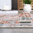thumbnail image 4 of AOILE Washable Vintage Distressed Rug – Non-Slip Stain-Resistant Foldable Low Pile Carpet for Living Room, Bedroom, 4 of 6