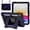 Blue/Black, variant on Vena Kids Case For Apple iPad A16 11th Generation 11 Inch 2025, iPad 10th Gen 10.9" Protective Case Cover With Kickstand, Pencil Holder and Shoulder Strap, Purple/Pink