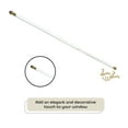 thumbnail image 3 of Achim Fantasia 7/16" Cafe Rod, 3/4" Projection 28-48", White, 3 of 5