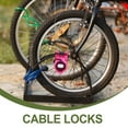 thumbnail image 2 of Miangastore Snowboard Lock Cable Lock Lightweight For Skis Bikes Trolleys More Compact Design For For, 2 of 8