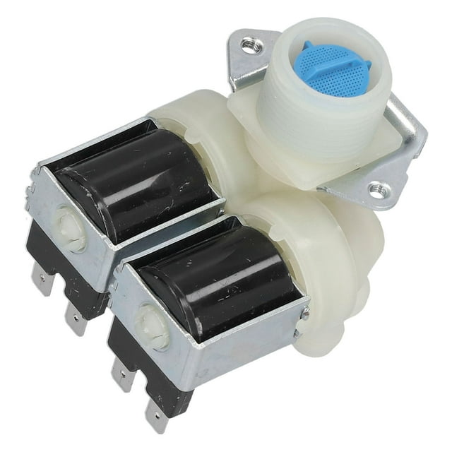 Válvula Solenoide De Entrada De Agua, Válvula De Entrada De Agua De aleación De Aluminio PP + AC220V-240V Para Lavadoras De Tambor Para Lavadoras Automáticas