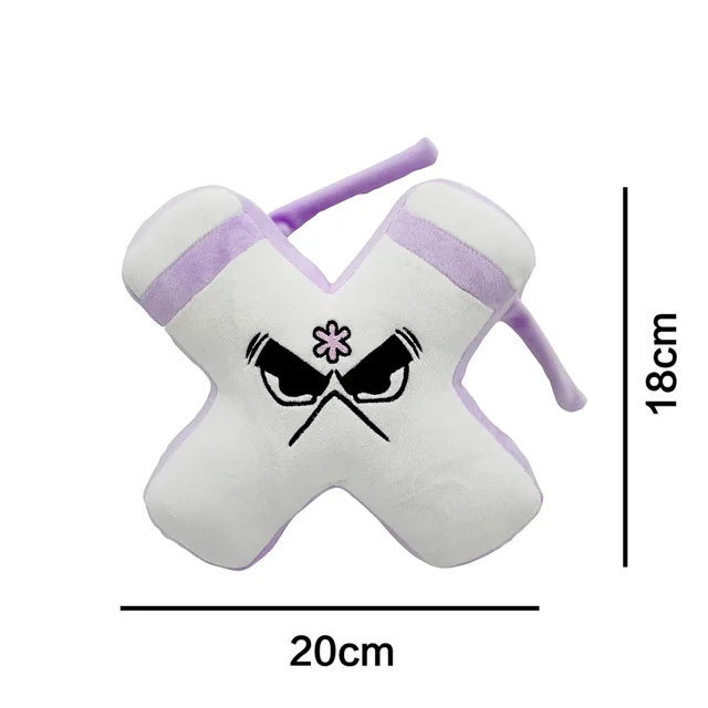 Peluche Légende Alphabet Explosif Lettre lore Poupée Oreiller Poupée Cadeau Fille X