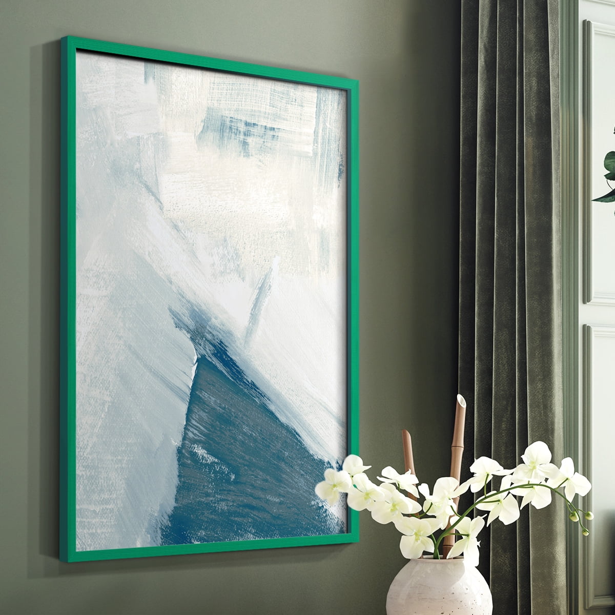 Wind Blown I Framed Print - Solid Wood in Single Picture Frame Solid Wood 2 Framed Print