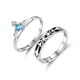 thumbnail image 1 of BEMS-Anillo de pareja Anillos de matrimonio de princesa caballero para parejas, 1 of 4