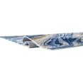 thumbnail image 6 of HR Abstract Rugs Boho abrash Rugs Marble Theme Mocha Gray Navy Blue Bone and Multi Color Luxury Livingroom Carpet Thick Pile and Ultra Soft Non-Shedding Rug, 6 of 7