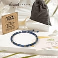 thumbnail image 6 of Inspirational Gifts Bracelets for Women Healing Natural Lapis Lazuli Stone Bracelets - Get Well Soon Gifts for Women Sister Friend Bestie - You Are A Big Hug Bracelet, 6 of 7