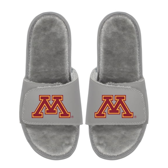 Unisex ISlide Minnesota Golden Gophers Logo Fur Slide Sandals