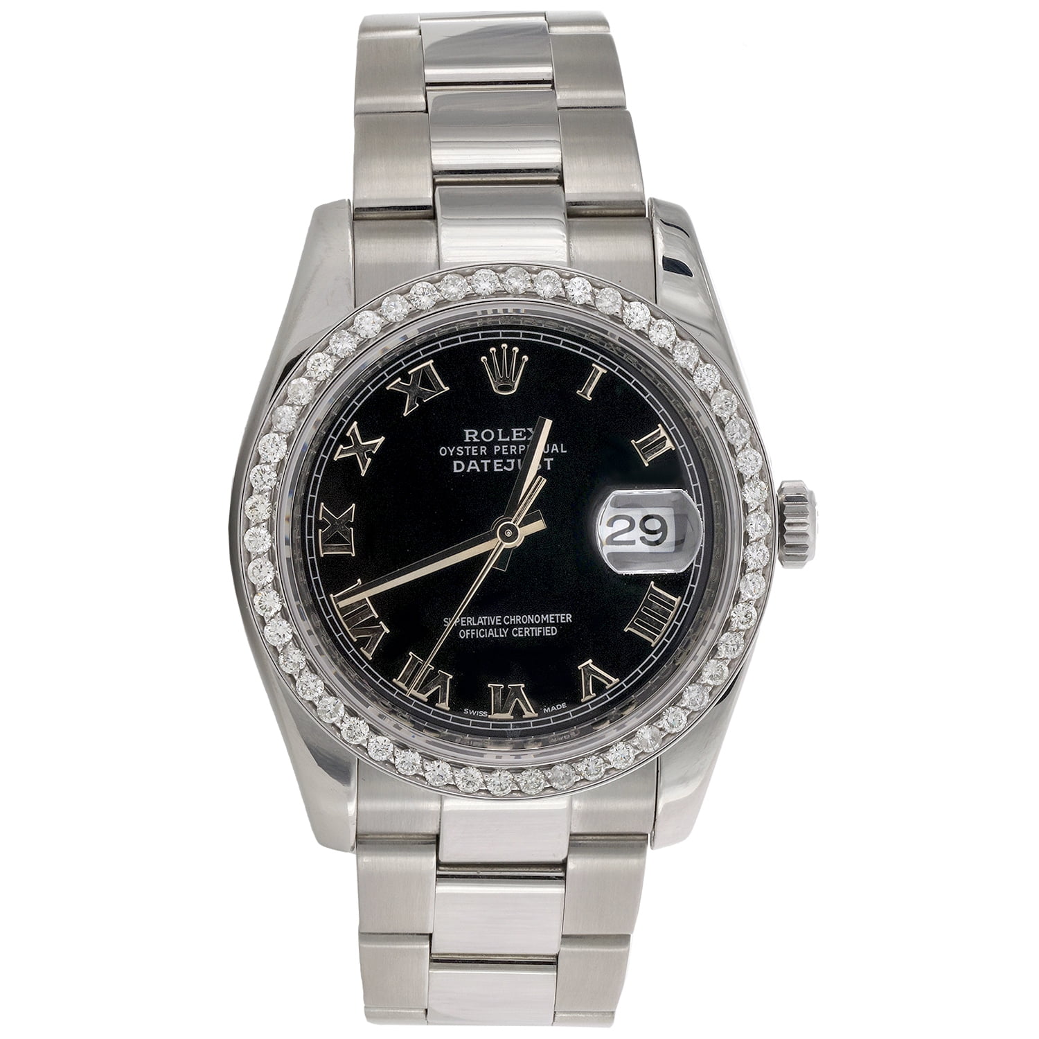 datejust 36 diamond bezel