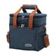 thumbnail image 2 of Lonchera, cajas bento, moderna bolsa de mensajero, bolsa aislante para almuerzo con gran capacidad, bolsa de almuerzo de negocios y bolsa aislante para el frío, bolsillo bento., 2 of 4