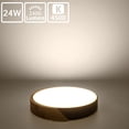 thumbnail image 2 of LED Ceiling Light 24W 2400LM Modern Round LED Ceiling Light Neutral White 4500K Ø30*5CM Bedroom Kitchen Living Room Balcony Corridor, 2 of 5