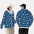 thumbnail image 4 of Balery Cartoon Geese With Xmas Sudadera ligera de manga larga con capucha y protección solar UPF 50+ para hombre y mujer, ideal para pesca y running-Small, 4 of 7