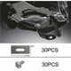 thumbnail image 2 of 2024 Paquete de 30 hojas de césped para Husqvarna con hoja doble afilada de acero inoxidable 36,5*18,5*0,65mm, 2 of 3