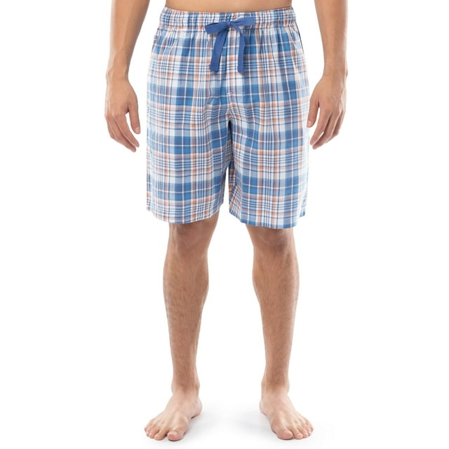 Shorts para dormir IZOD de popelina estampada y ajuste relajado para hombre