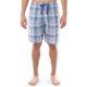 thumbnail image 1 of Shorts de dormir para hombre IZOD ajuste relajado a cuadros azul y naranja XL, 1 of 4