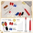 thumbnail image 6 of 43Pcs Big Eye Steel Sewing Needles Kit,Stainless Steel Needles for Hand Sewing-Kit with Thread Ripper,Threads and Thimbles,Threader and Needle Repair Set for Hand Sewing, 6 of 7