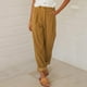 thumbnail image 4 of Pantalones largos casuales para mujer, pantalones de cintura alta para mujer, pantalones cargo elegantes, pantalones de verano para mujer, pantalones de pana lisos, pantalones de otoño,, 4 of 5