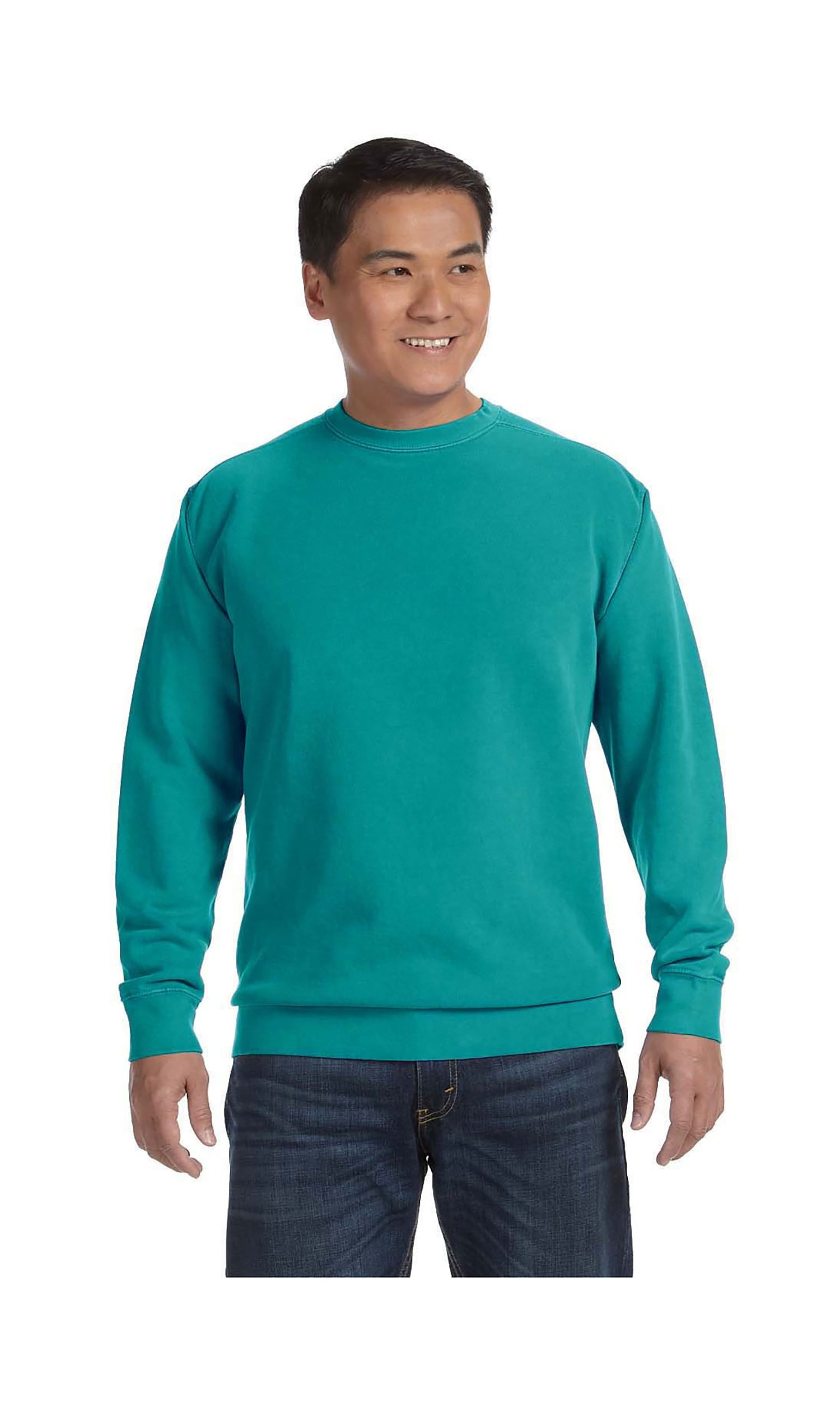 yellow comfort colors crewneck
