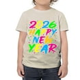 thumbnail image 5 of Happy New Year Shirt 𝓴𝓲𝓭𝓼 T-Shirt ,2026 Festive Party Tee For New Year Celebration, Casual Holiday Top For 𝓴𝓲𝓭𝓼 110cm Beige, 5 of 7