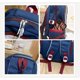 thumbnail image 2 of Mochila Kawaii, Mochila para niña con, Mochila para jóvenes, Mochila para Estudiantes de Secundaria (Azul), 2 of 2
