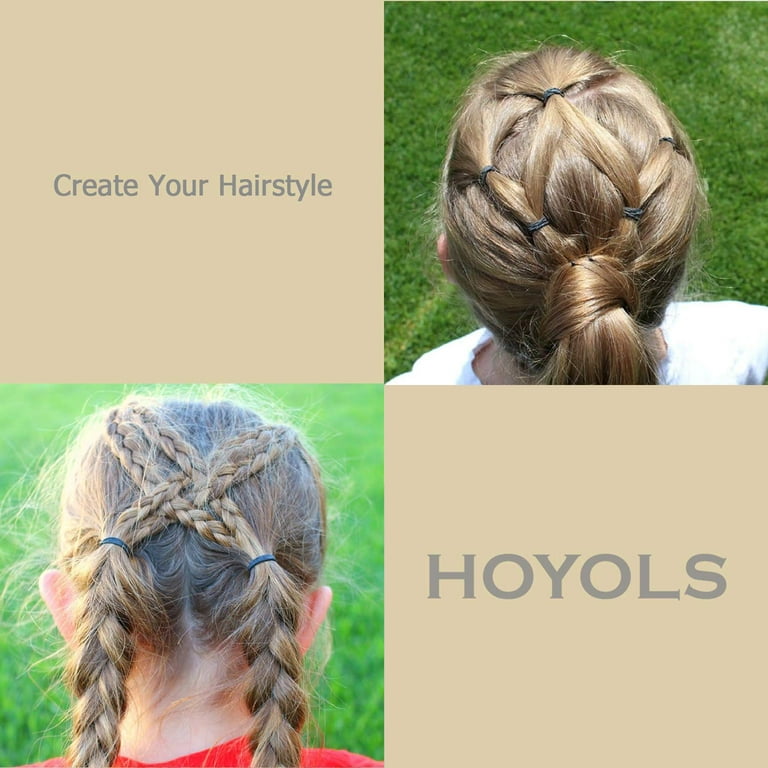Kids Hair Ribbons Mix Colorful Hair Braids Girl DIY Ponytail