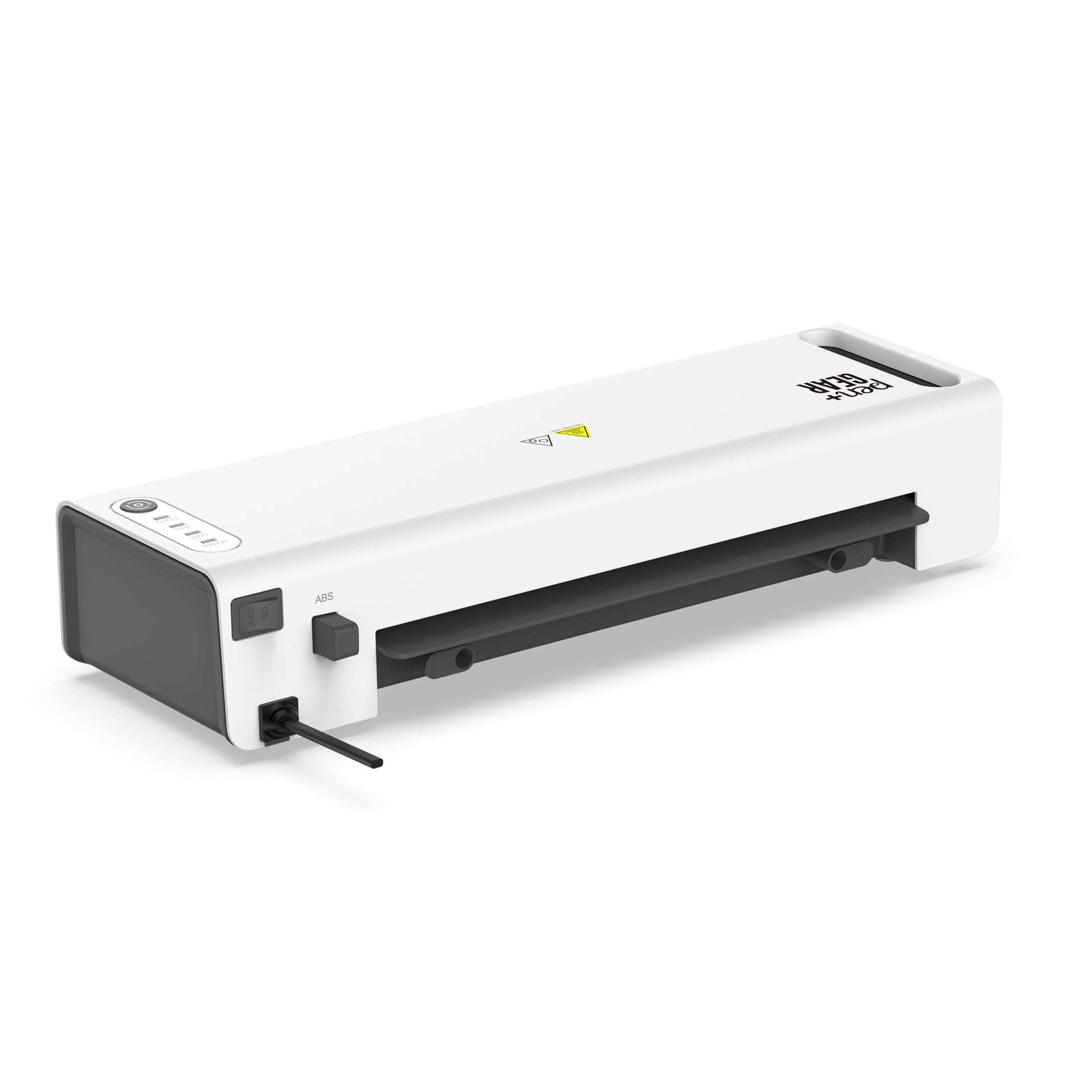 Pen+Gear Lamineuse thermique 24 cm (9,5 po) – Format lettre, compatible avec pochettes 3 mil, 5 mil et pochettes froides – Blanc Système de plastifcation thermique format lettre