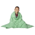thumbnail image 2 of COVERED IN COMFORT 1543192 FLEECE WEIGHTED BLANKET-M-GREEN, 2 of 4