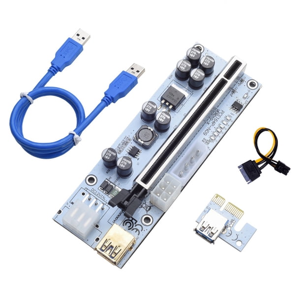 ZALAGA VER010X PCIE Riser Card USB 3 0 Graphics Card PCIE Adapter Cable 