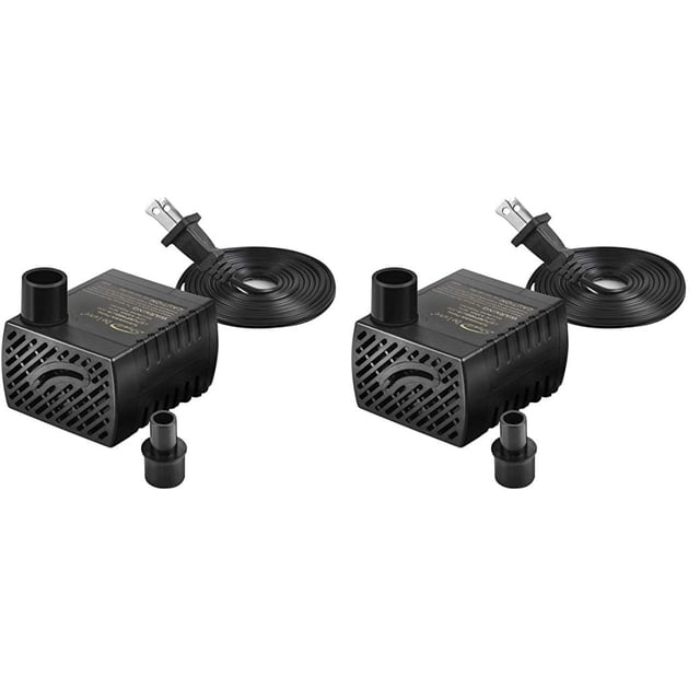 Bomba sumergible Simple Deluxe 300L/h para hidroponía negra