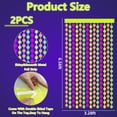 thumbnail image 2 of Neon Party Decorations - 2 Pcs Colorful Fluorescent Circle Tinsel Curtains Neon Streamers for Glow in The Dark Party Supplies Photo Booth Prop Backdrop Streamer, 2 of 7