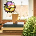 thumbnail image 6 of AatoeaX Elegant Rooster Window Decor: Sunset Backdrop, Transparent Acrylic, Hanging Art for Home, Farmhouse - Themed Spaces & Kitchen Decor, 6 of 7