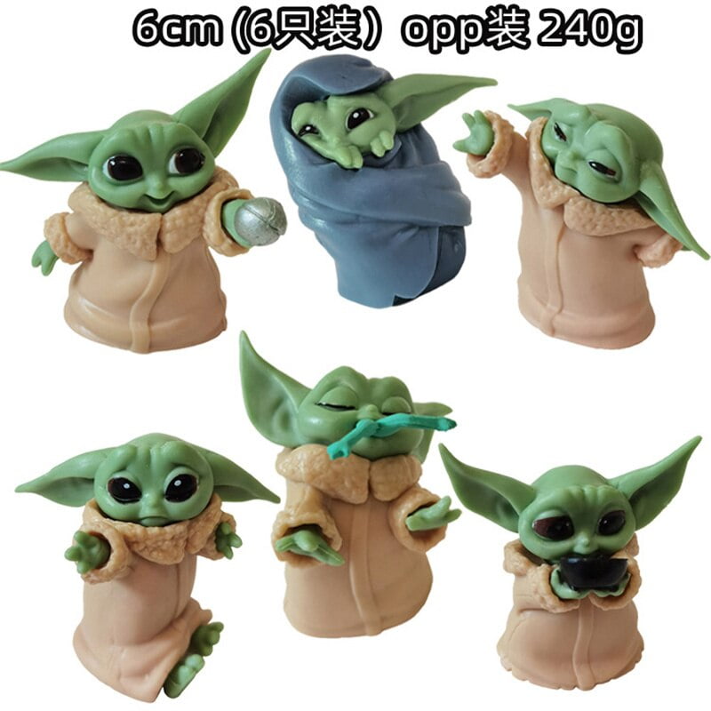 Koolyou Disney Star Wars Toy Master Baby Yoda Darth Pvc Action Figure Anime Figures Collection Doll Mini Toy Model For Children Other