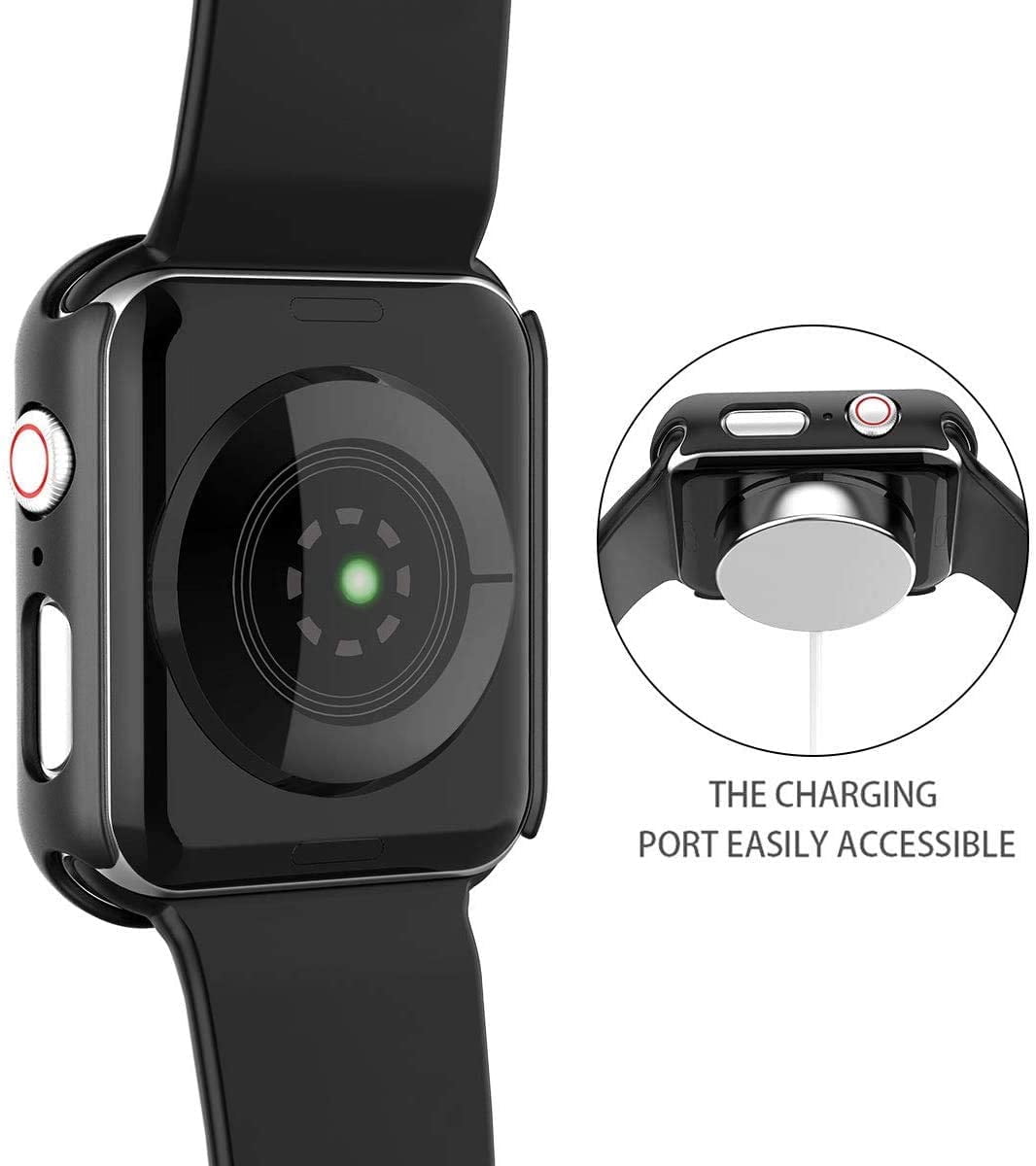 2Pack] Langboom Black Hard Case Compatible with Apple Watch SE Series 6  Series 5 Series 4 44mm with HD Tempered Glass Screen Protector, iWatch Ultra  Thin Overall Protective Cover | Walmart Canada