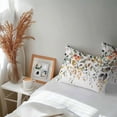 thumbnail image 6 of Lumbar Pillow Covers 20x12 Inch Set of 2, Orange Green Eucalyptus Leaves Waterproof Outdoor Pillow Covers, Fall Botanical Watercolor Decorative Cushion Pillowcases for Couch, Sofa, Bed, Garden, Patio, 6 of 9